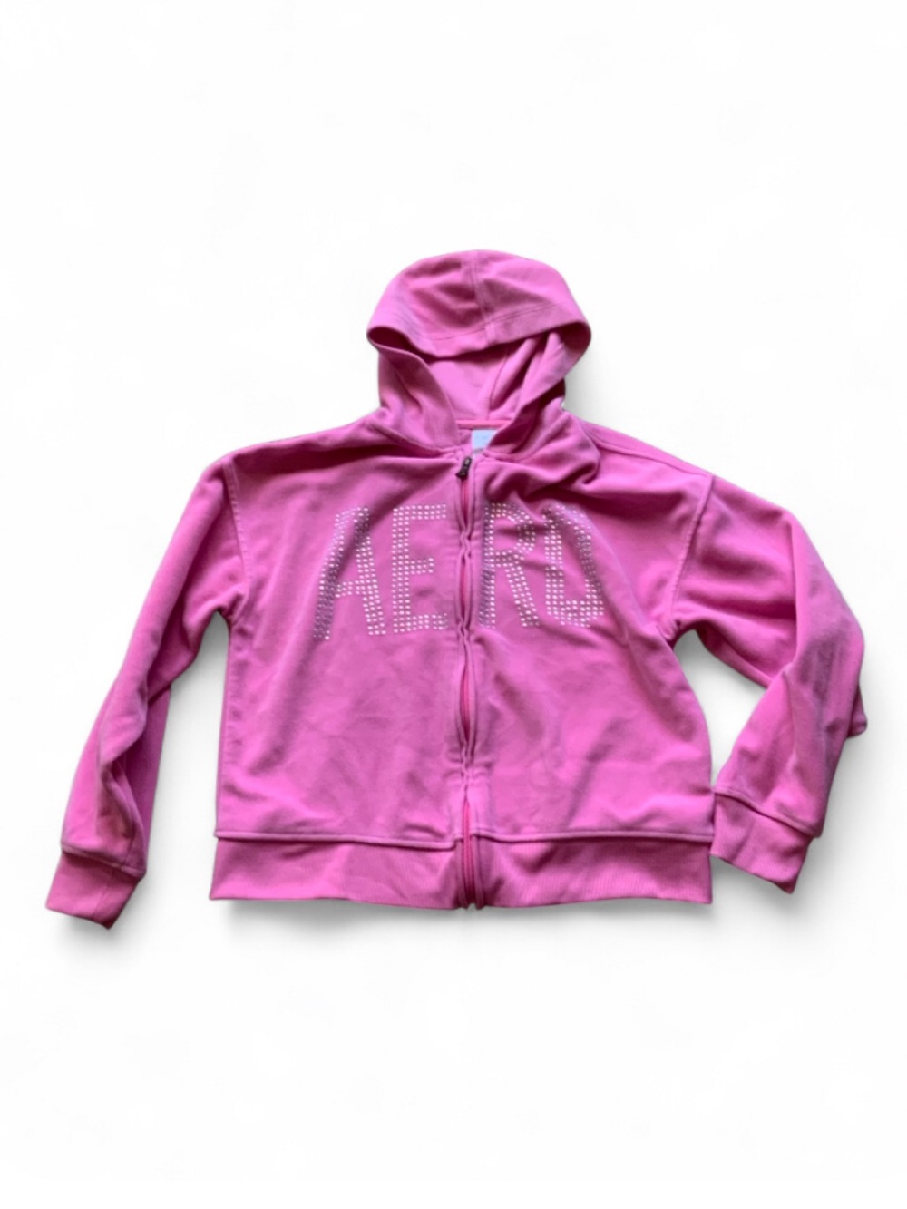 Aeropostale Kids Pink Zippered Hoodie Girls Medium 10/12